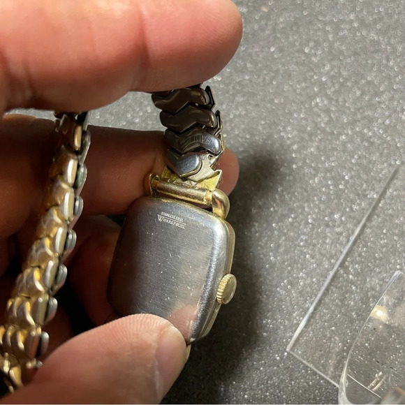 vintage wadsworth Swiss Mechanical Wind Up Watch 10K R.G.P Working - Picture 5 of 6